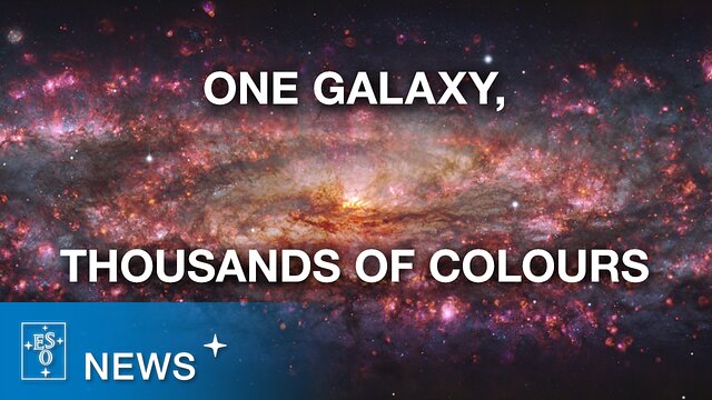 Astrónomos captan una galaxia en miles de colores | Noticias de ESO