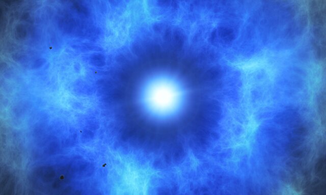 Animation of a double-detonation supernova