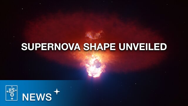 Qual é a verdadeira forma de uma supernova? | ESO News