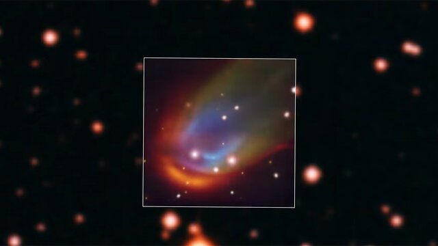 Der Stern RXJ0528+2838 auf seiner Reise durch den Weltenraum