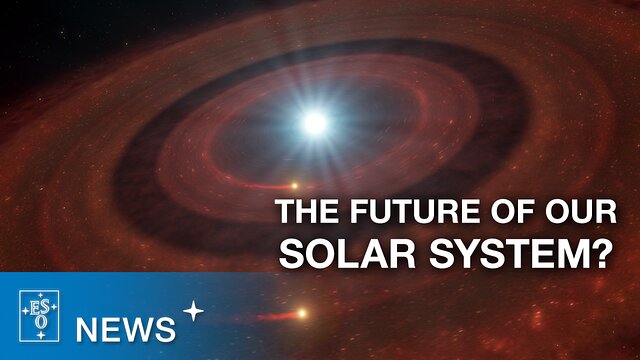 Astronominnen und Astronomen entdecken einzigartige Trümmerscheibe um eine Sternleiche